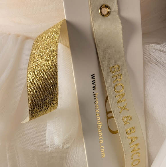 NWT $1100 BRONX AND BANCO Taraji Gown White Size XL US 10 AUS/UK 14 EU 46 - Picture 7 of 7